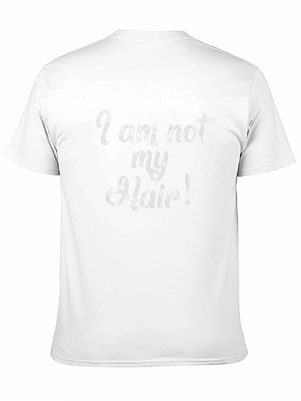I Am Not My Hair! Graphic Tee - Black