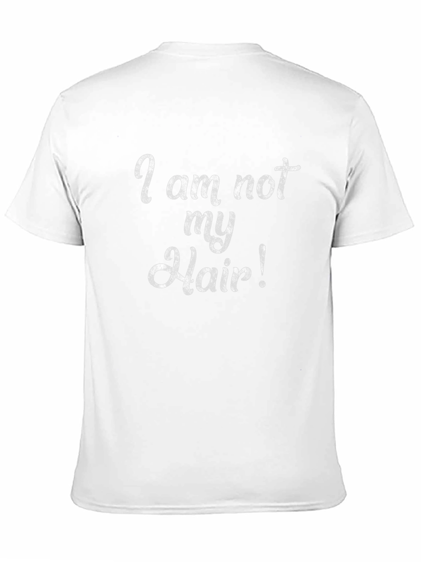 I Am Not My Hair! Graphic Tee - Black