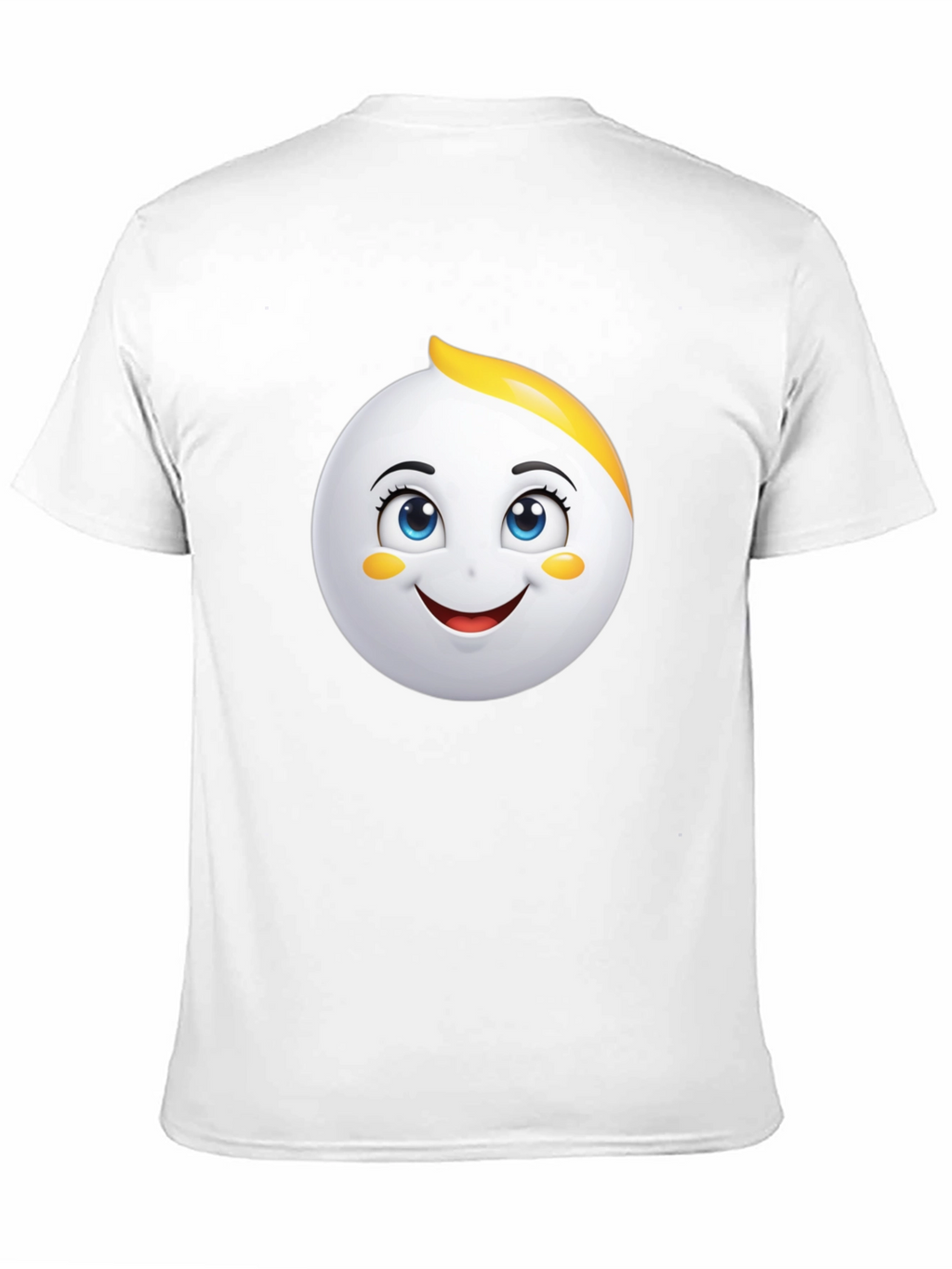 Emoji Face Graphic Black T-Shirt