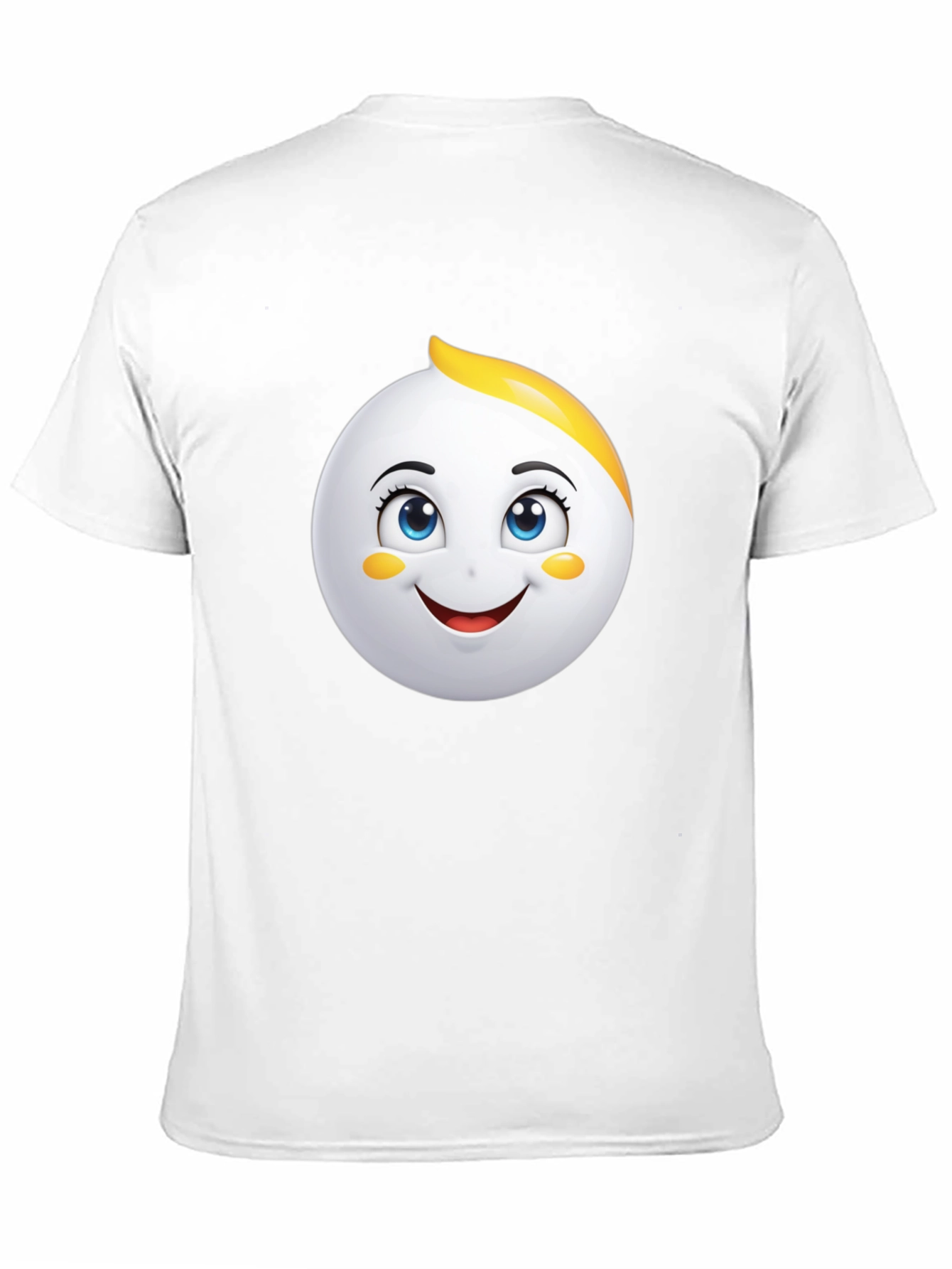 Emoji Face Graphic Black T-Shirt