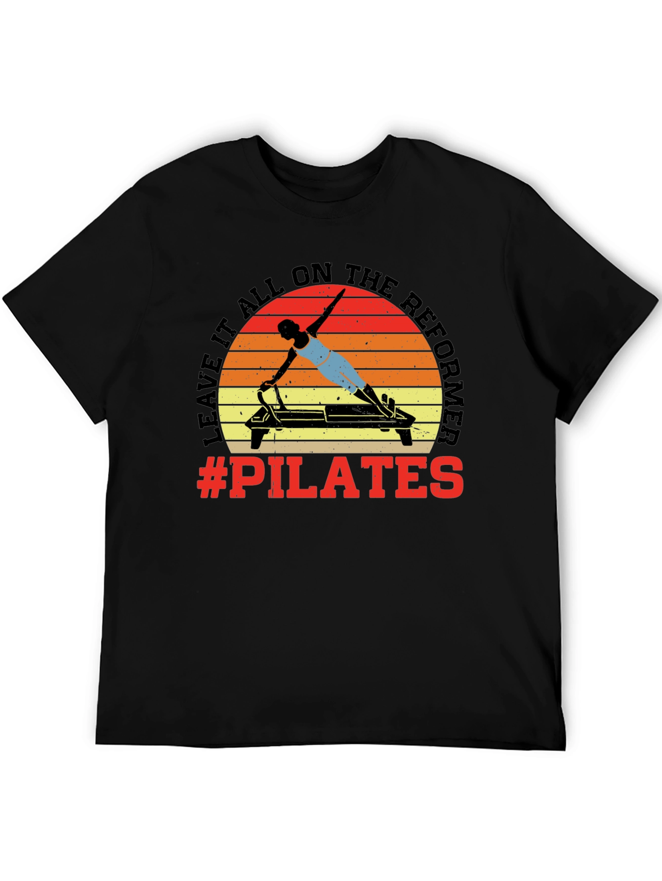 Pilates Reformer Graphic Tee - Workout Ready!