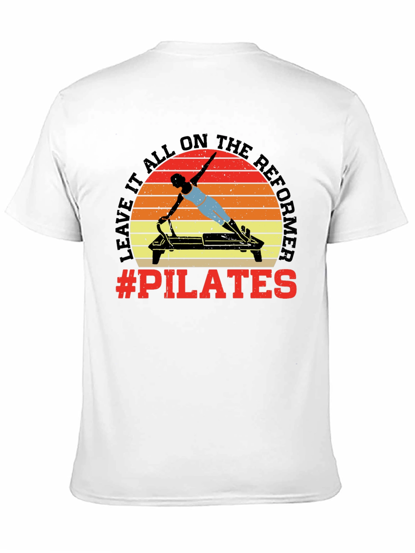 Pilates Reformer Graphic Tee - Workout Ready!