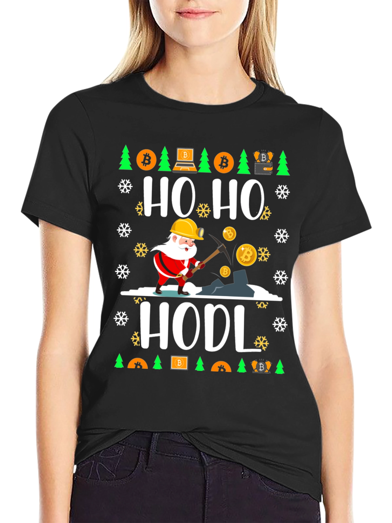 Bitcoin HODL Ho Ho Holiday Tee