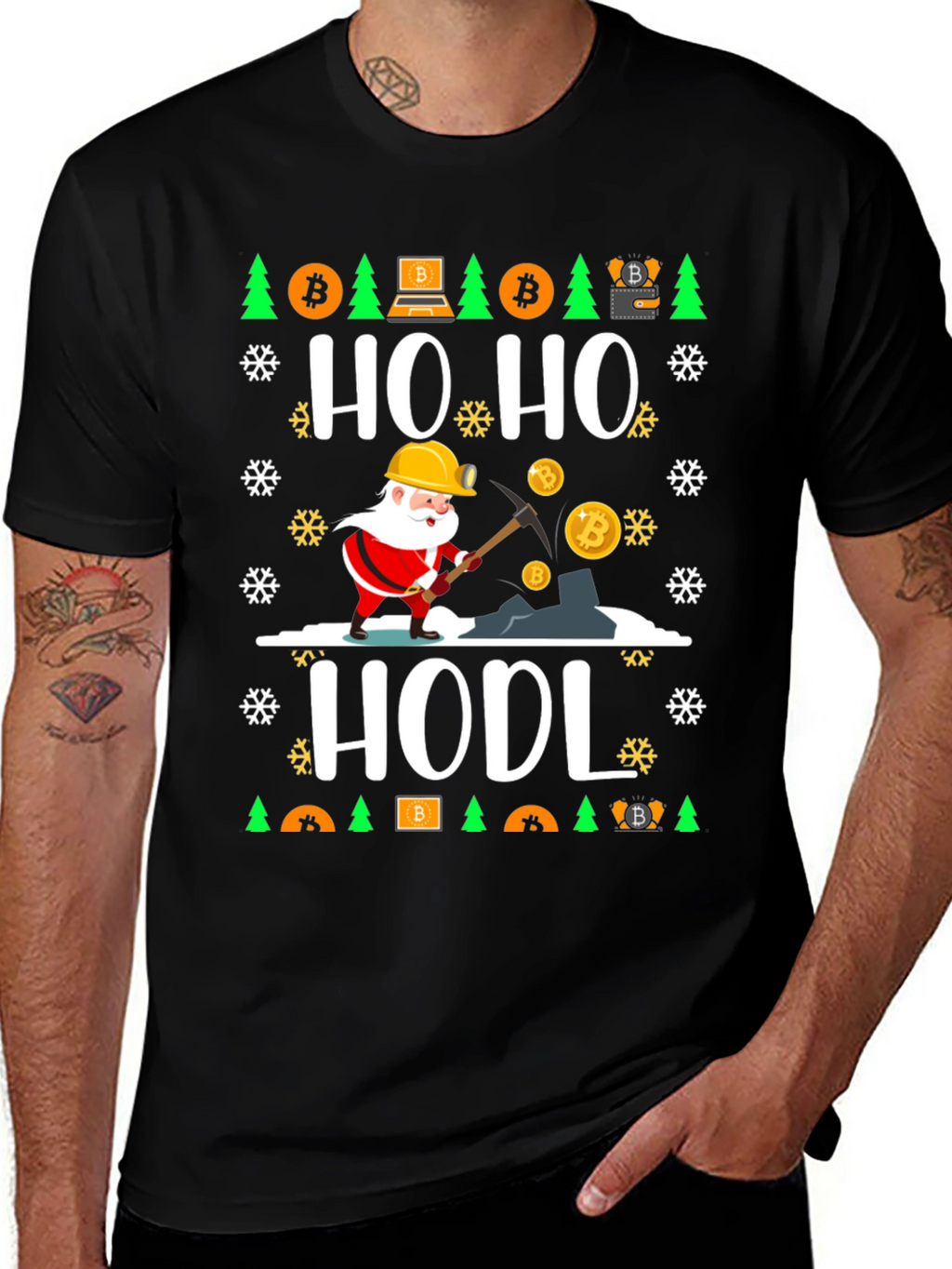 Bitcoin HODL Ho Ho Holiday Tee
