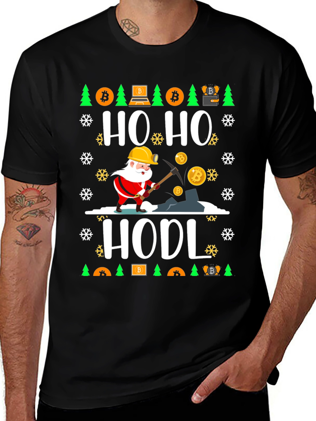 Bitcoin HODL Ho Ho Holiday Tee