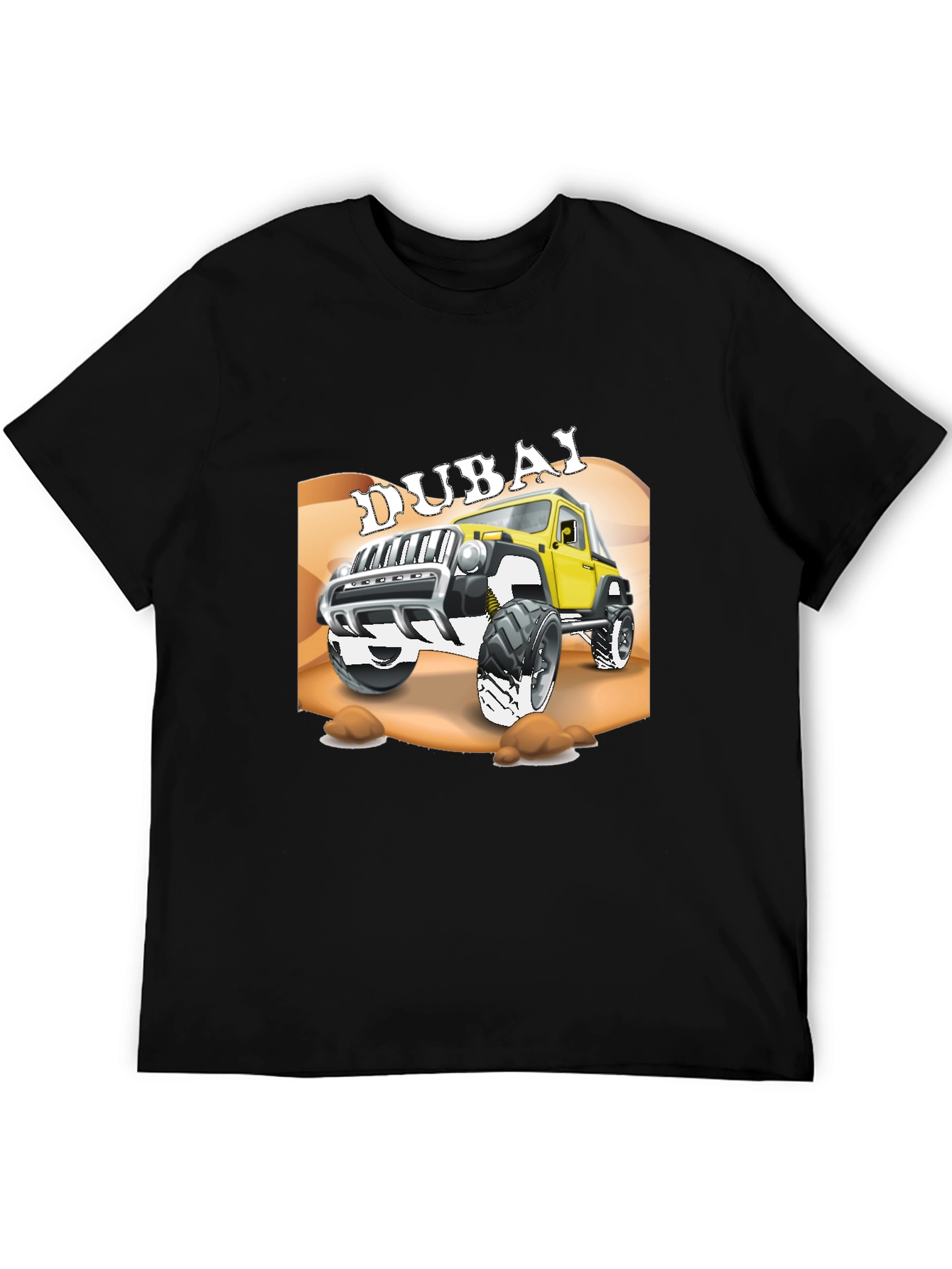Dubai Jeep T-Shirt - Off-Road Adventure Tee