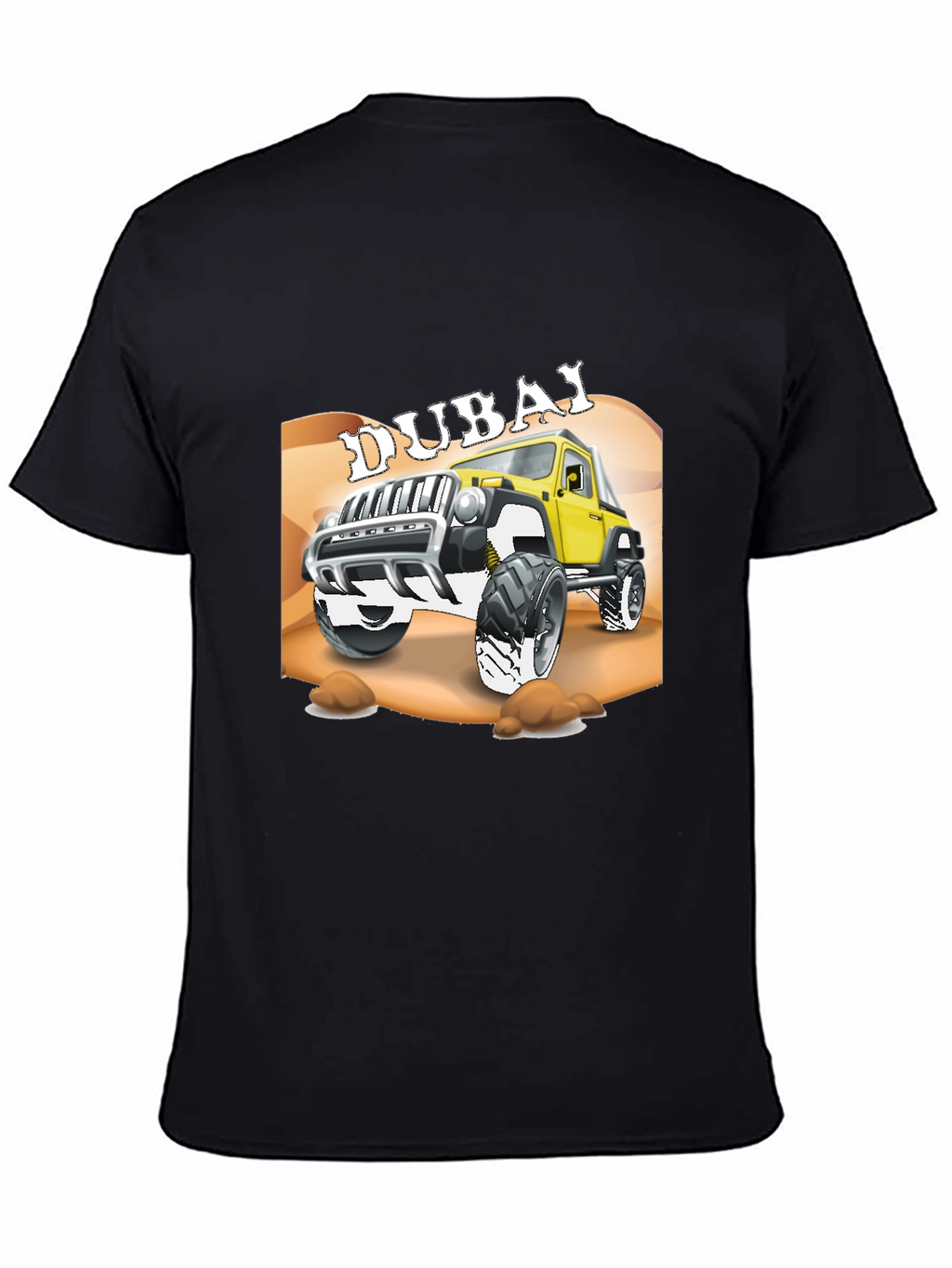 Dubai Jeep T-Shirt - Off-Road Adventure Tee