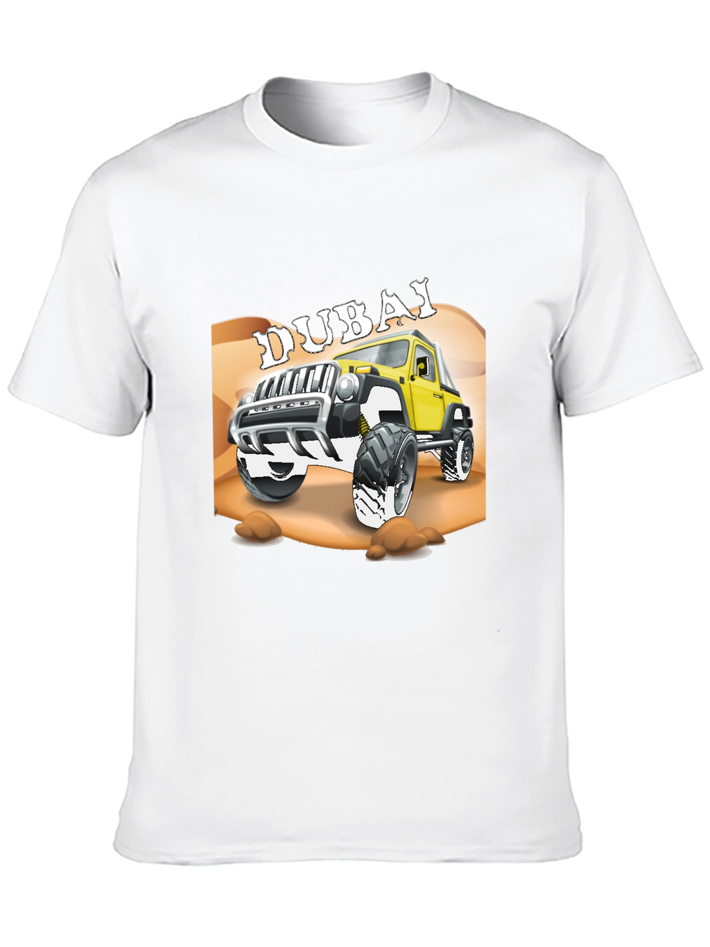 Dubai Jeep T-Shirt - Off-Road Adventure Tee