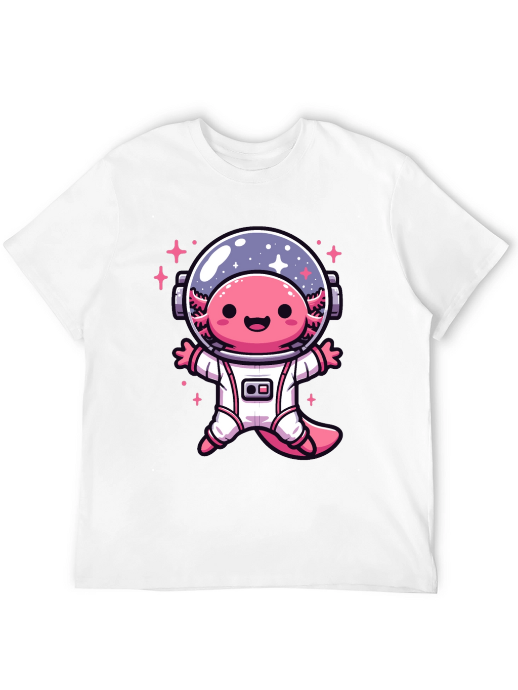 Axolotl Astronaut Graphic Tee - Space Cute