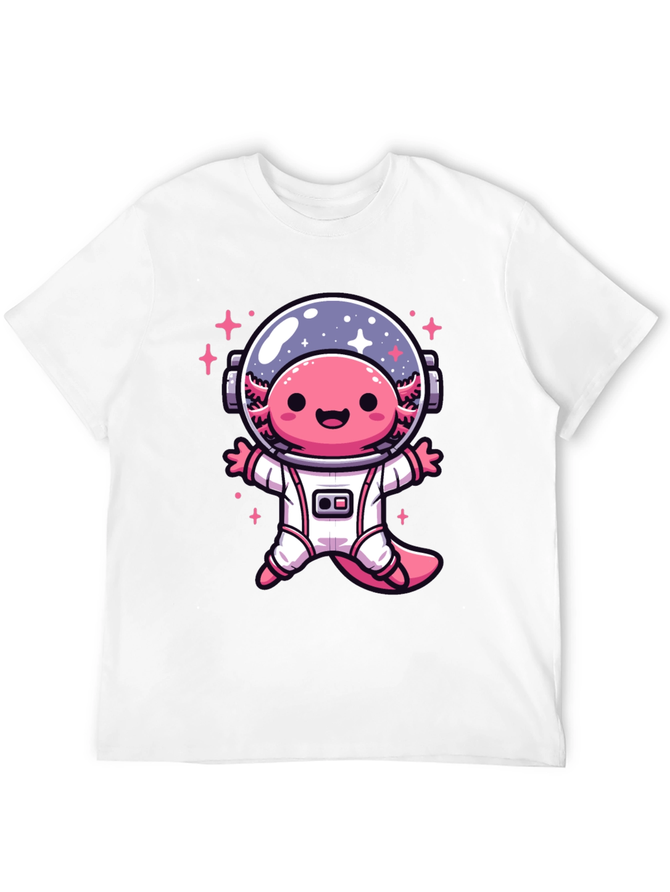 Axolotl Astronaut Graphic Tee - Space Cute