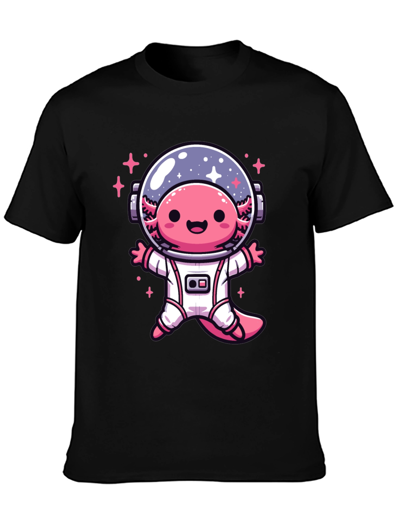 Axolotl Astronaut Graphic Tee - Space Cute