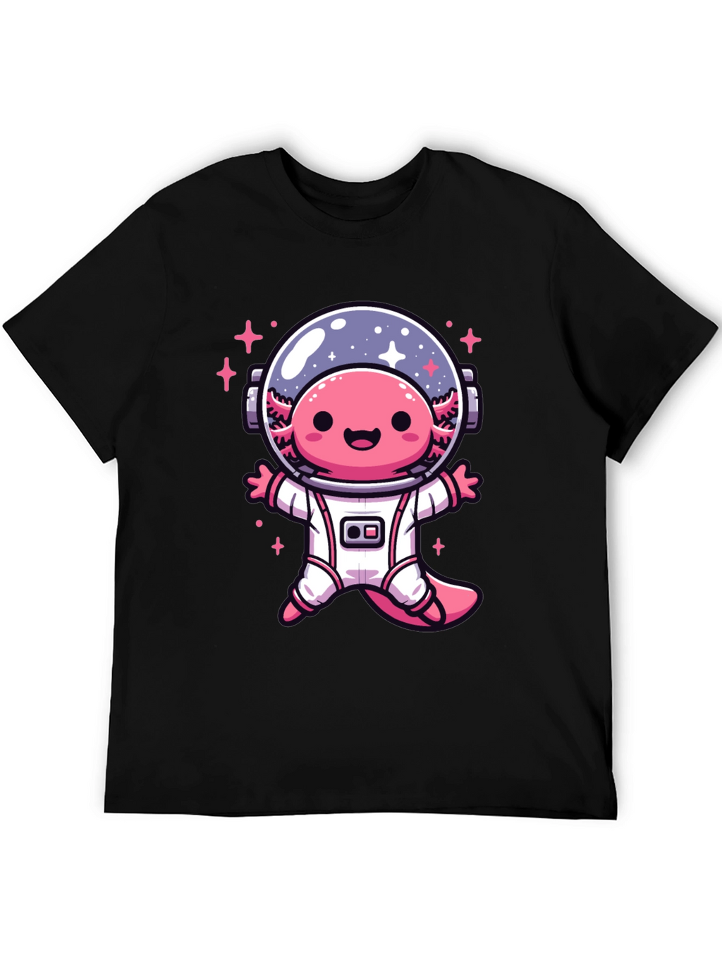 Axolotl Astronaut Graphic Tee - Space Cute