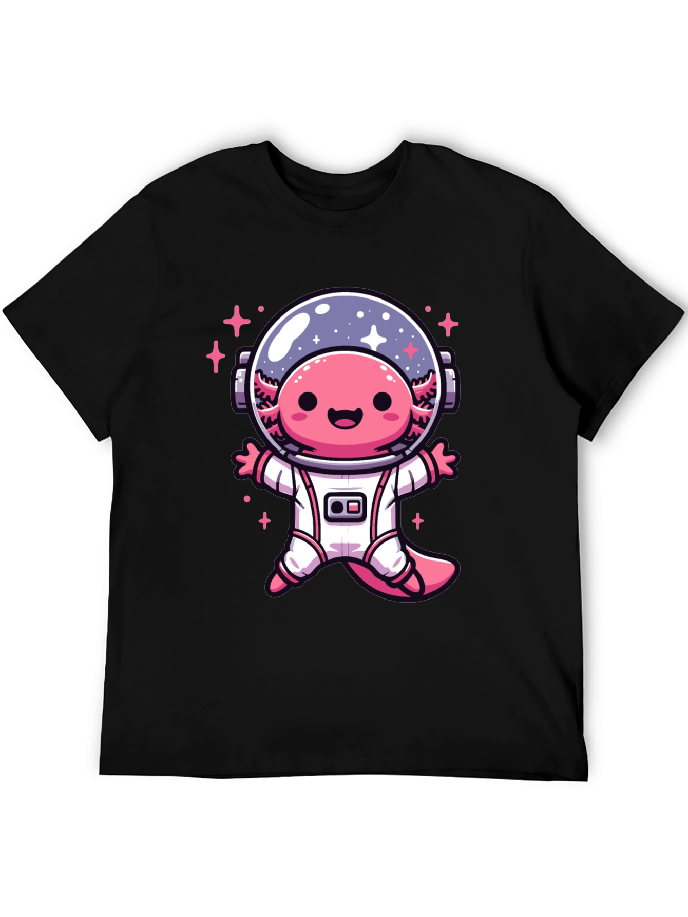 Axolotl Astronaut Graphic Tee - Space Cute