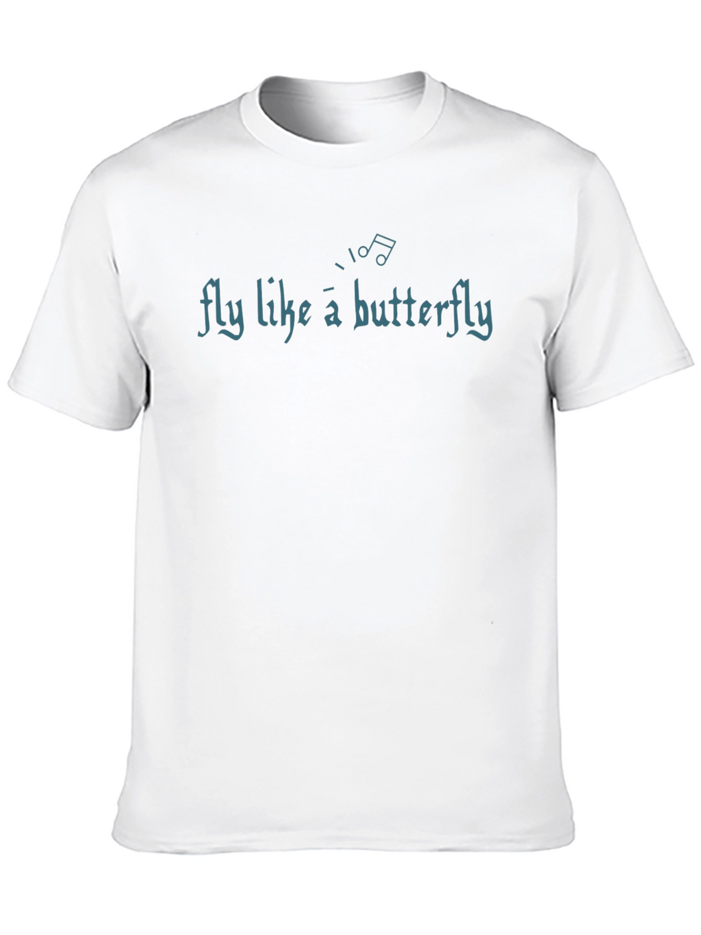 Fly Like A Butterfly Black Graphic Tee