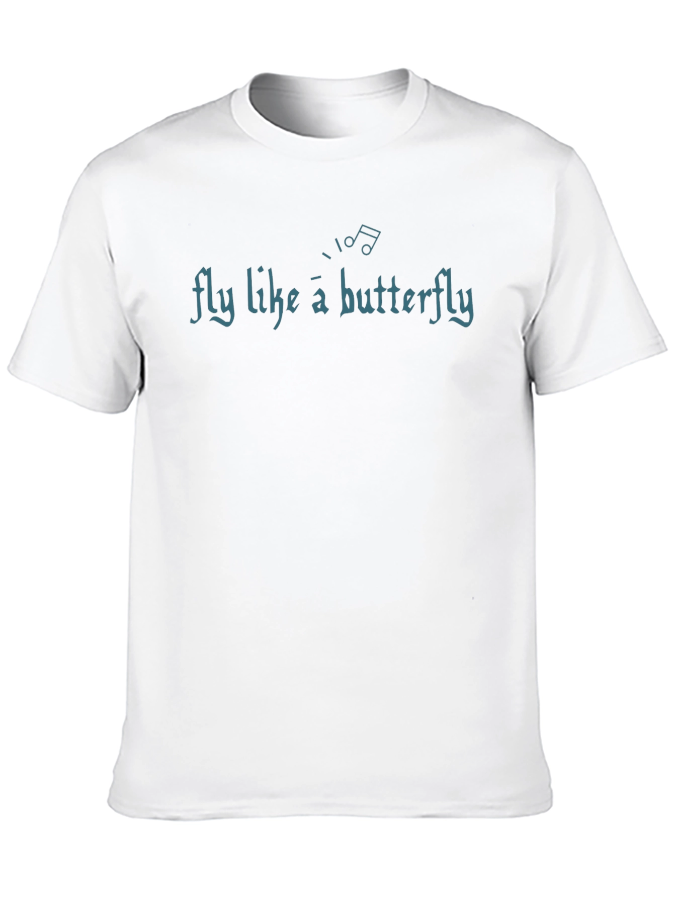Fly Like A Butterfly Black Graphic Tee
