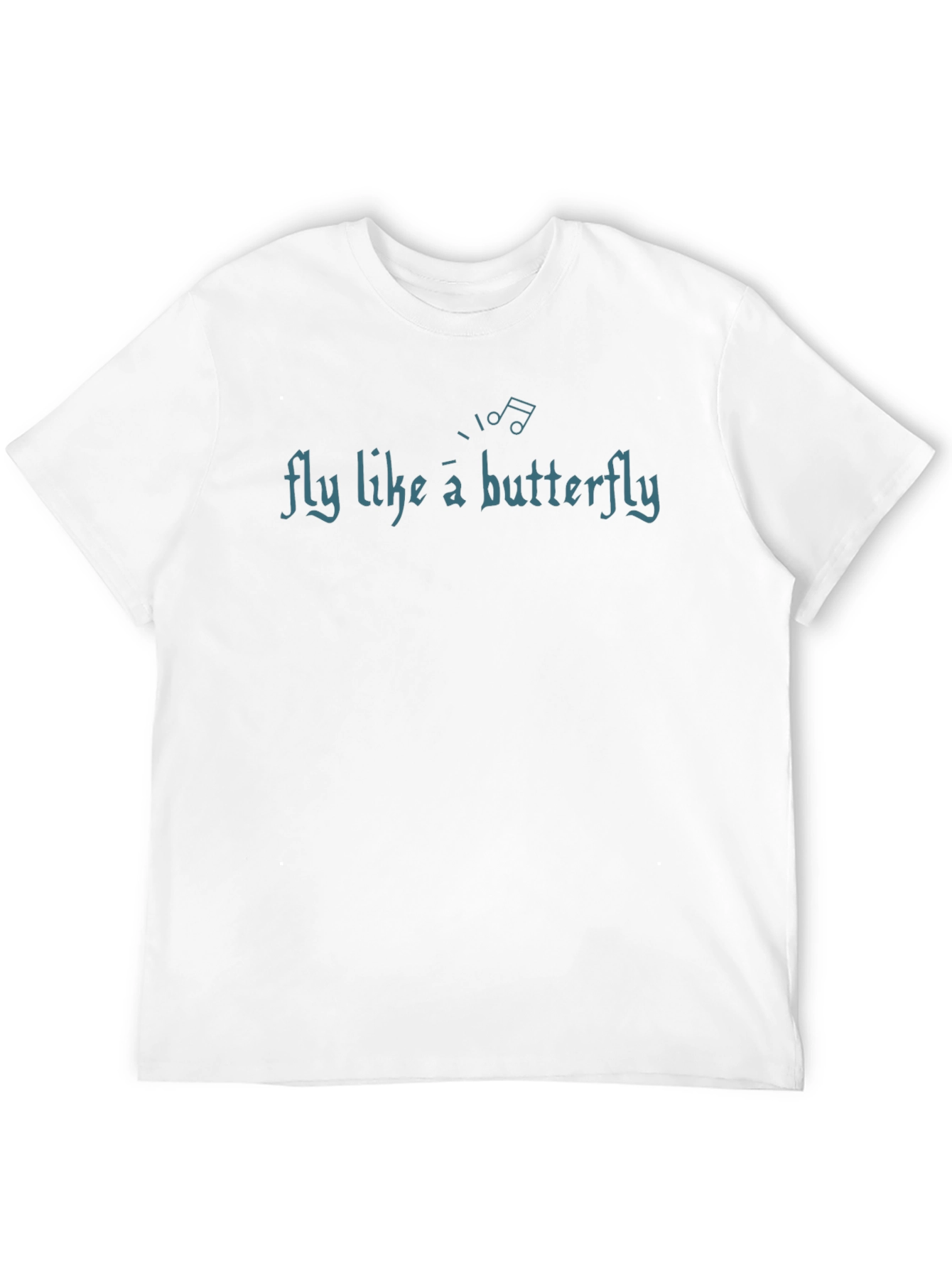 Fly Like A Butterfly Black Graphic Tee