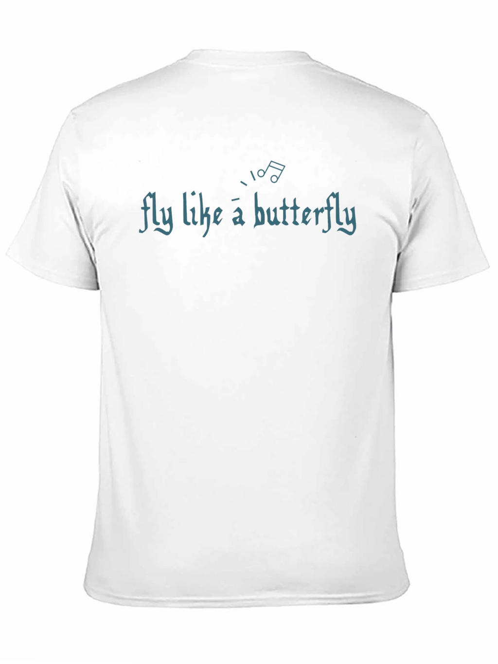 Fly Like A Butterfly Black Graphic Tee