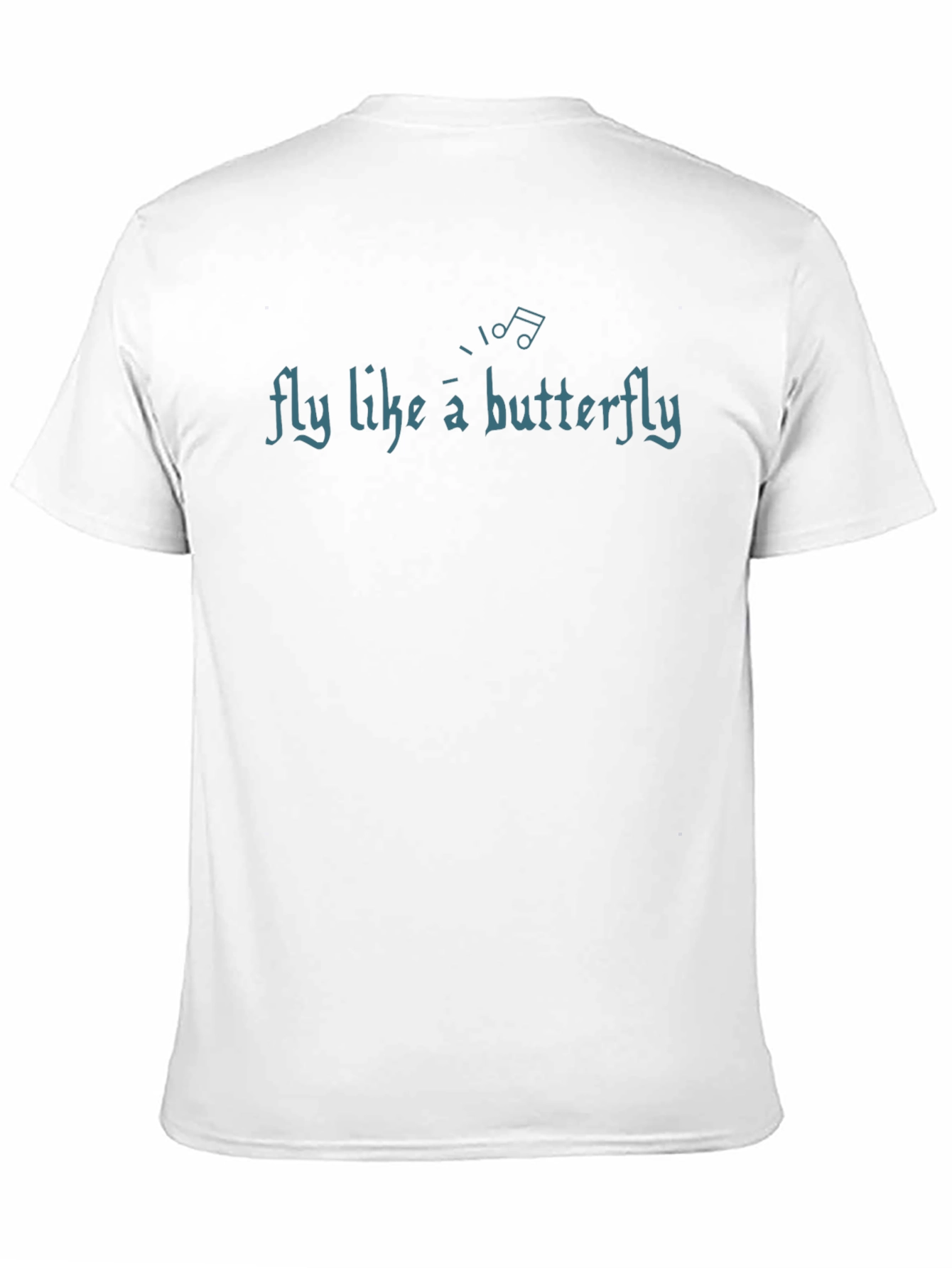 Fly Like A Butterfly Black Graphic Tee