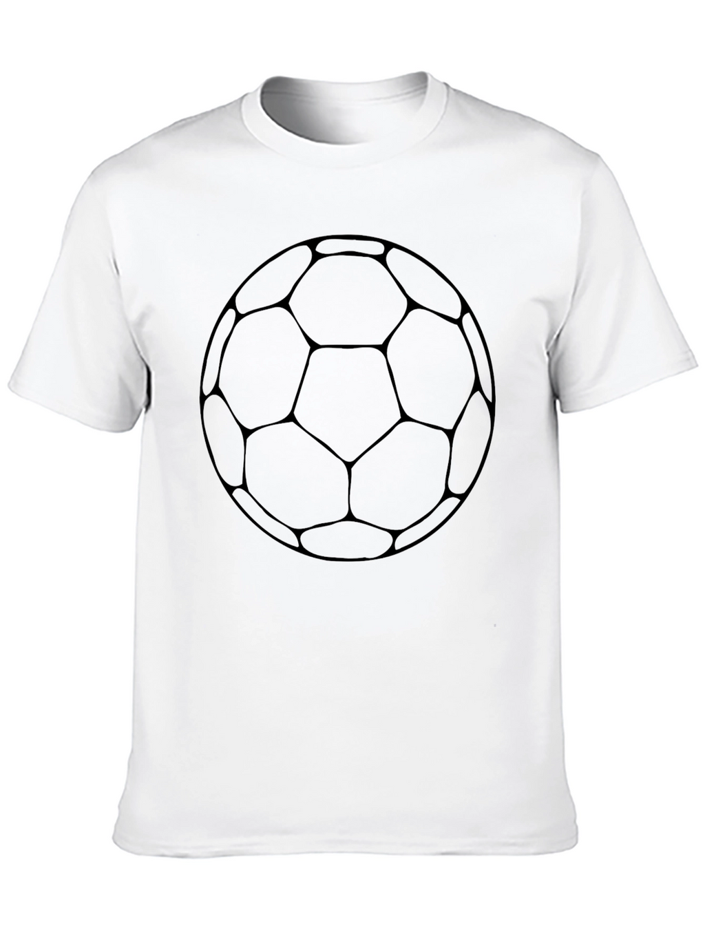 Soccer Ball Graphic Tee - Black
