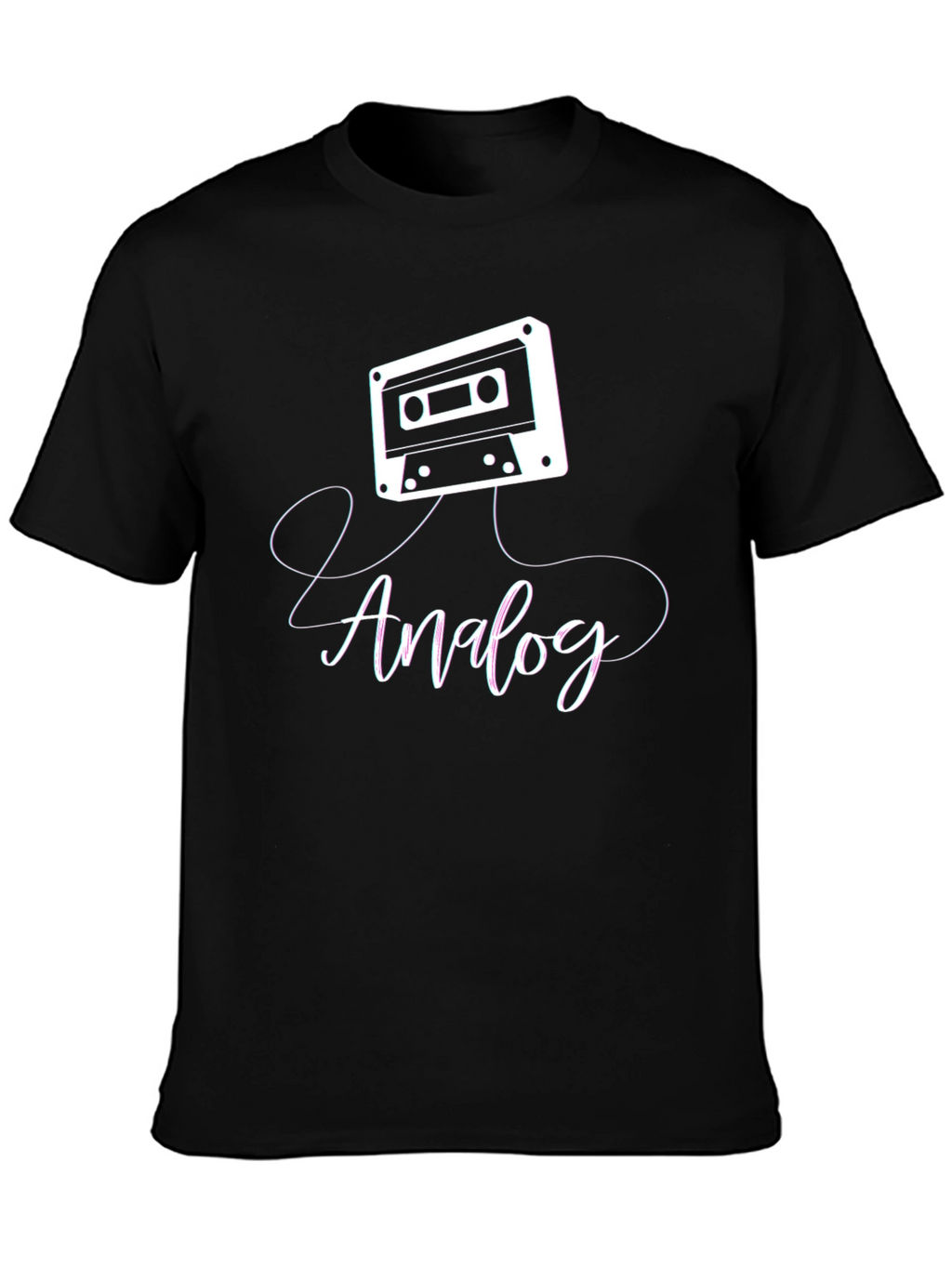 Retro Analog Cassette Tape Graphic T-Shirt
