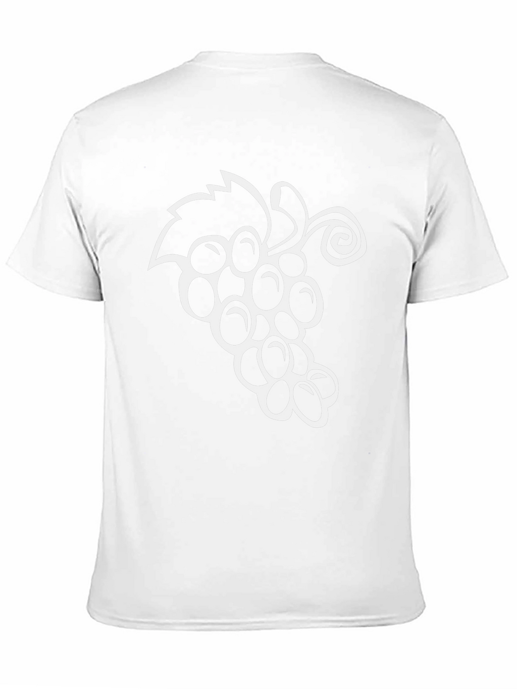 Grape Vine Graphic Tee - Black Unisex T-Shirt