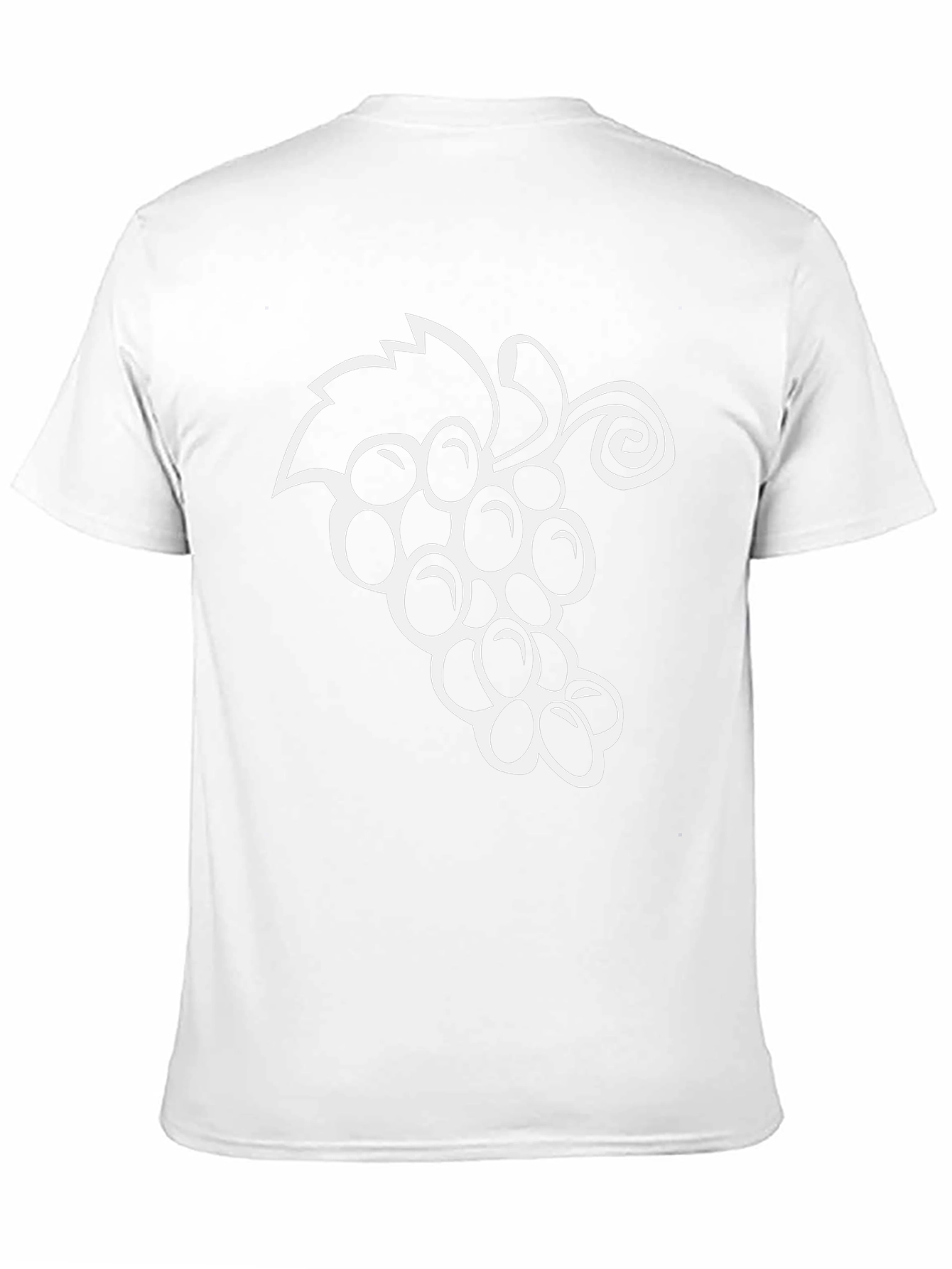 Grape Vine Graphic Tee - Black Unisex T-Shirt
