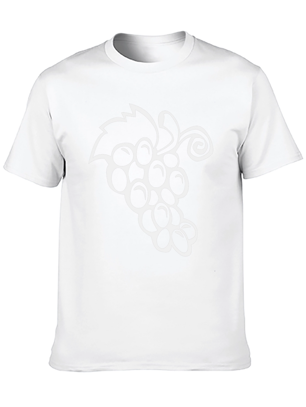Grape Vine Graphic Tee - Black Unisex T-Shirt