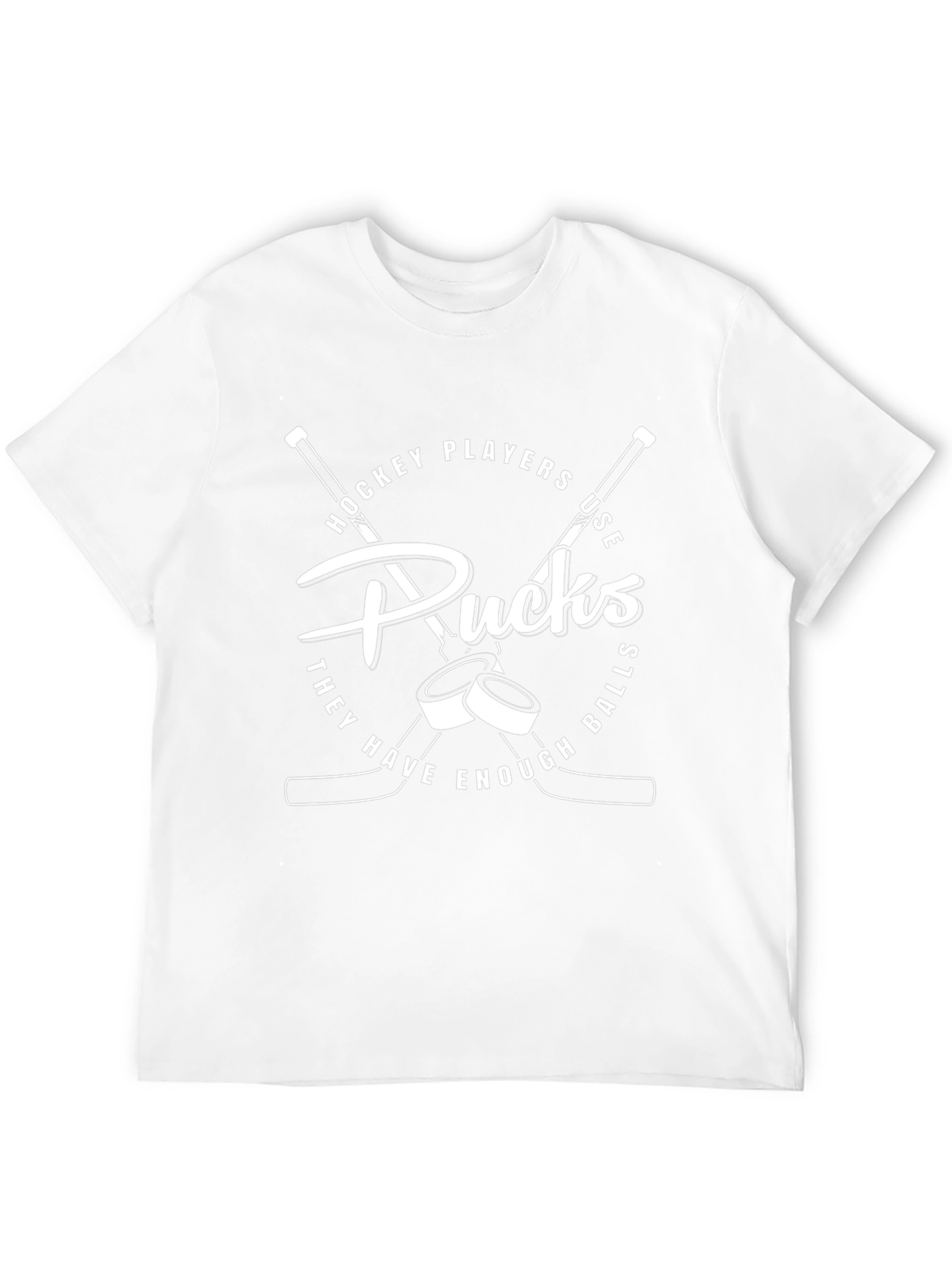 Hockey Players Use Pucks T-Shirt Funny Hockey Tee