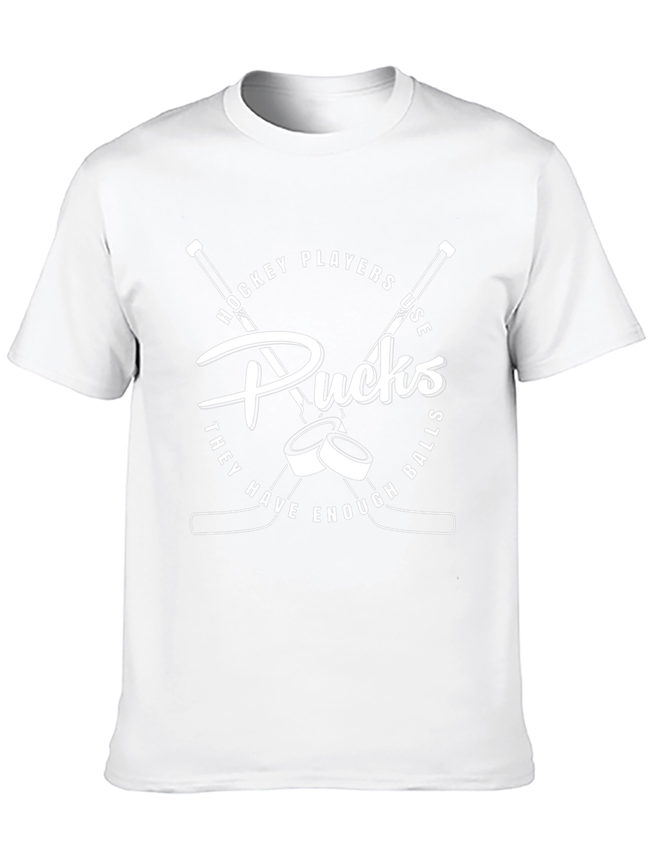 Hockey Players Use Pucks T-Shirt Funny Hockey Tee
