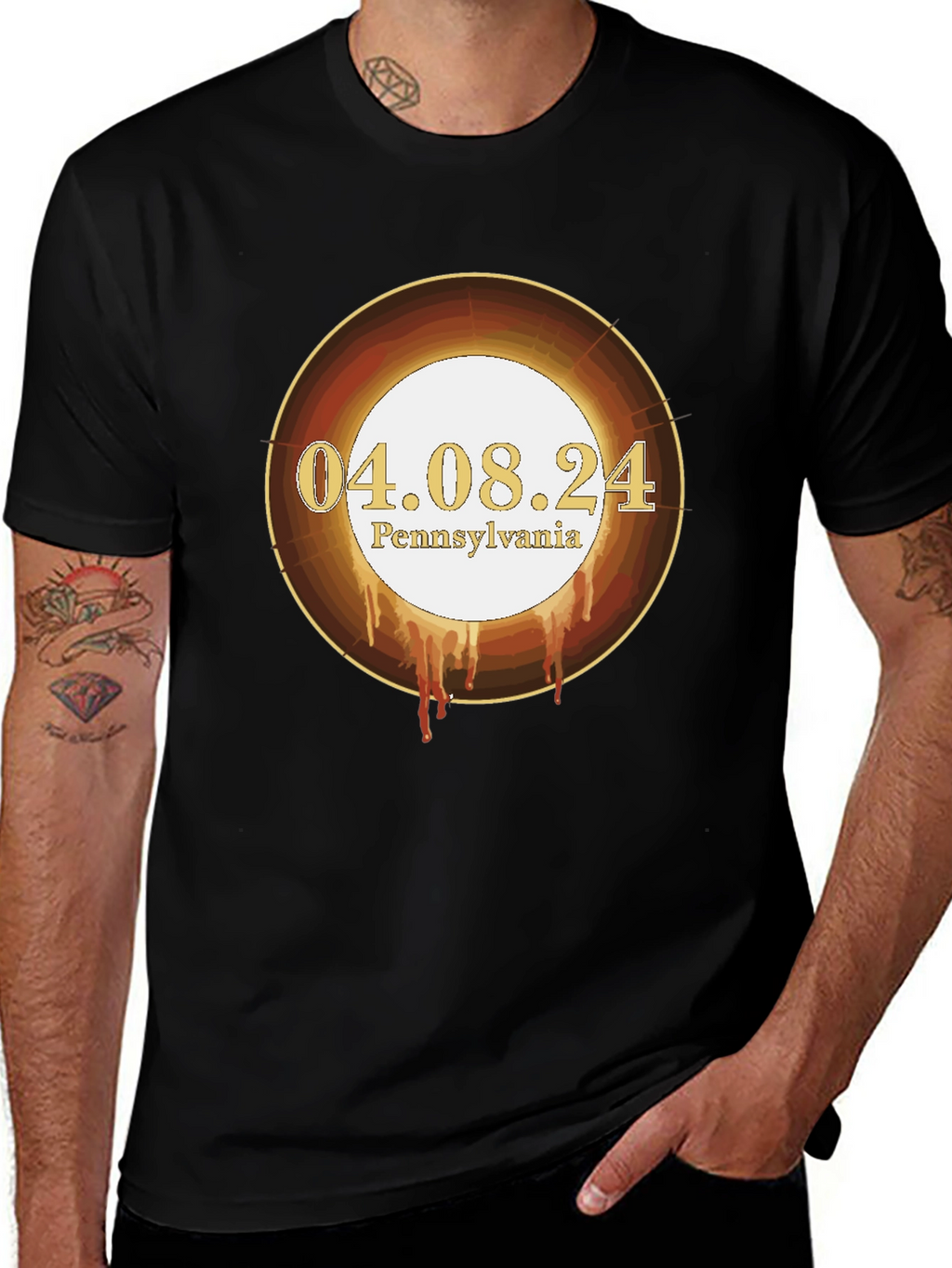 Total Solar Eclipse Pennsylvania 04.08.24 T-Shirt