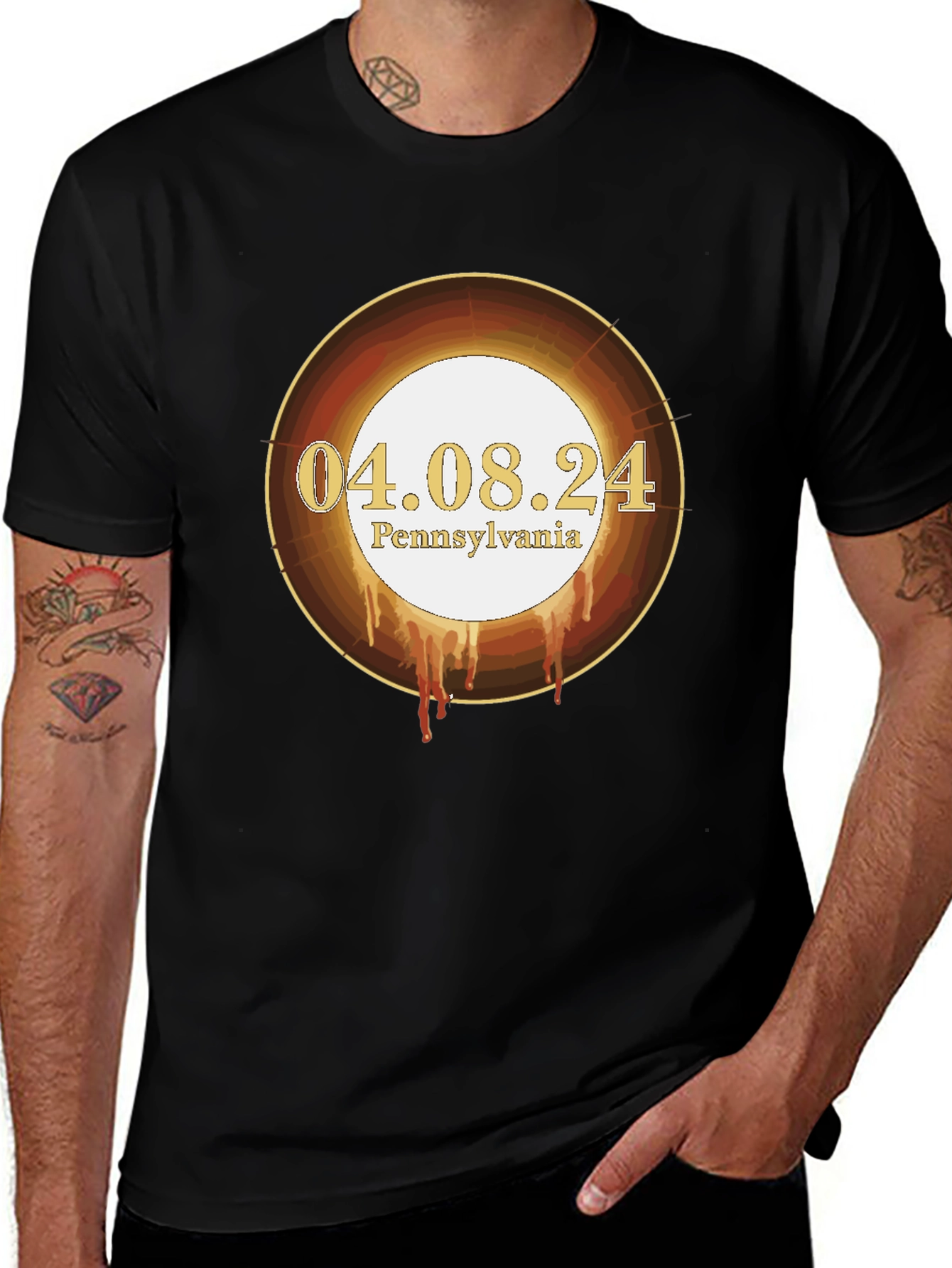 Total Solar Eclipse Pennsylvania 04.08.24 T-Shirt