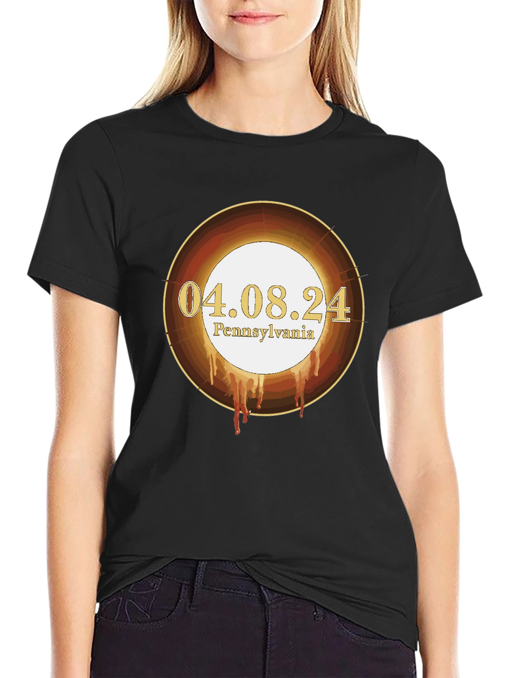 Total Solar Eclipse Pennsylvania 04.08.24 T-Shirt