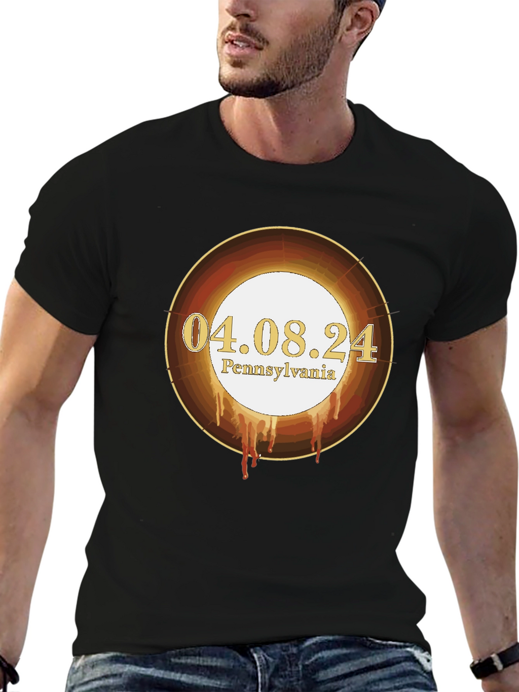Total Solar Eclipse Pennsylvania 04.08.24 T-Shirt