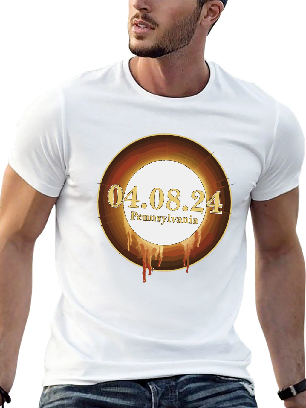 Total Solar Eclipse Pennsylvania 04.08.24 T-Shirt