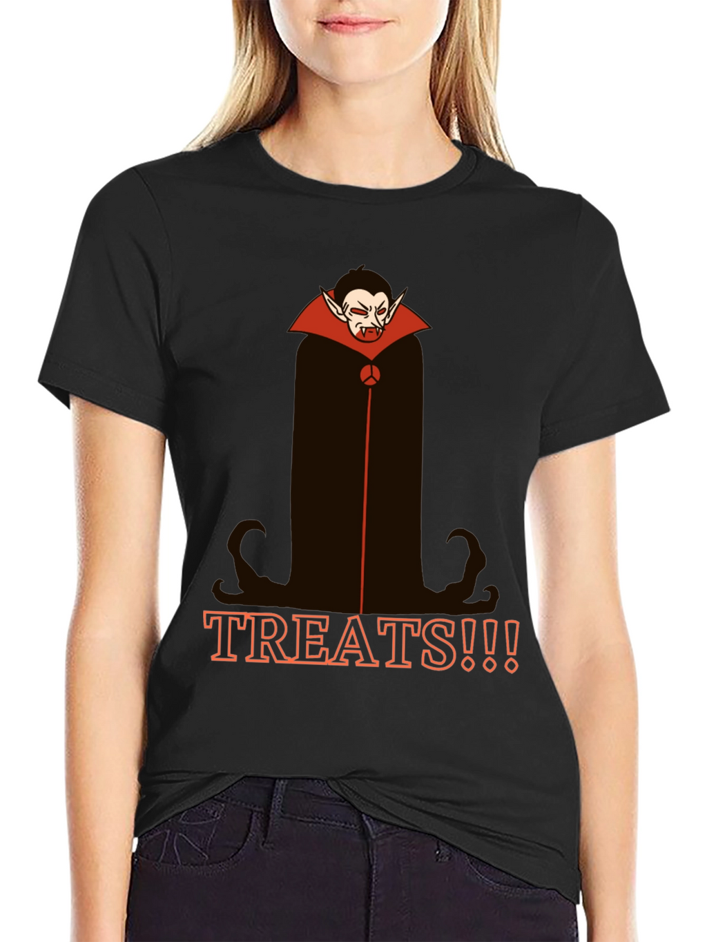Vampire Treats Graphic Tee - Halloween Shirt