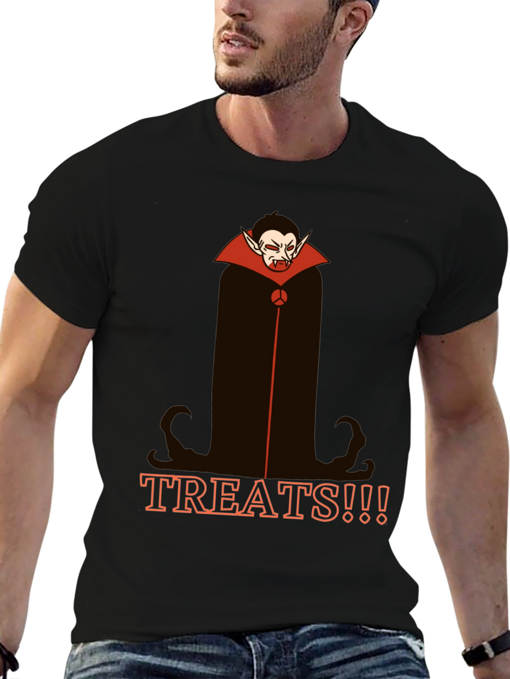 Vampire Treats Graphic Tee - Halloween Shirt