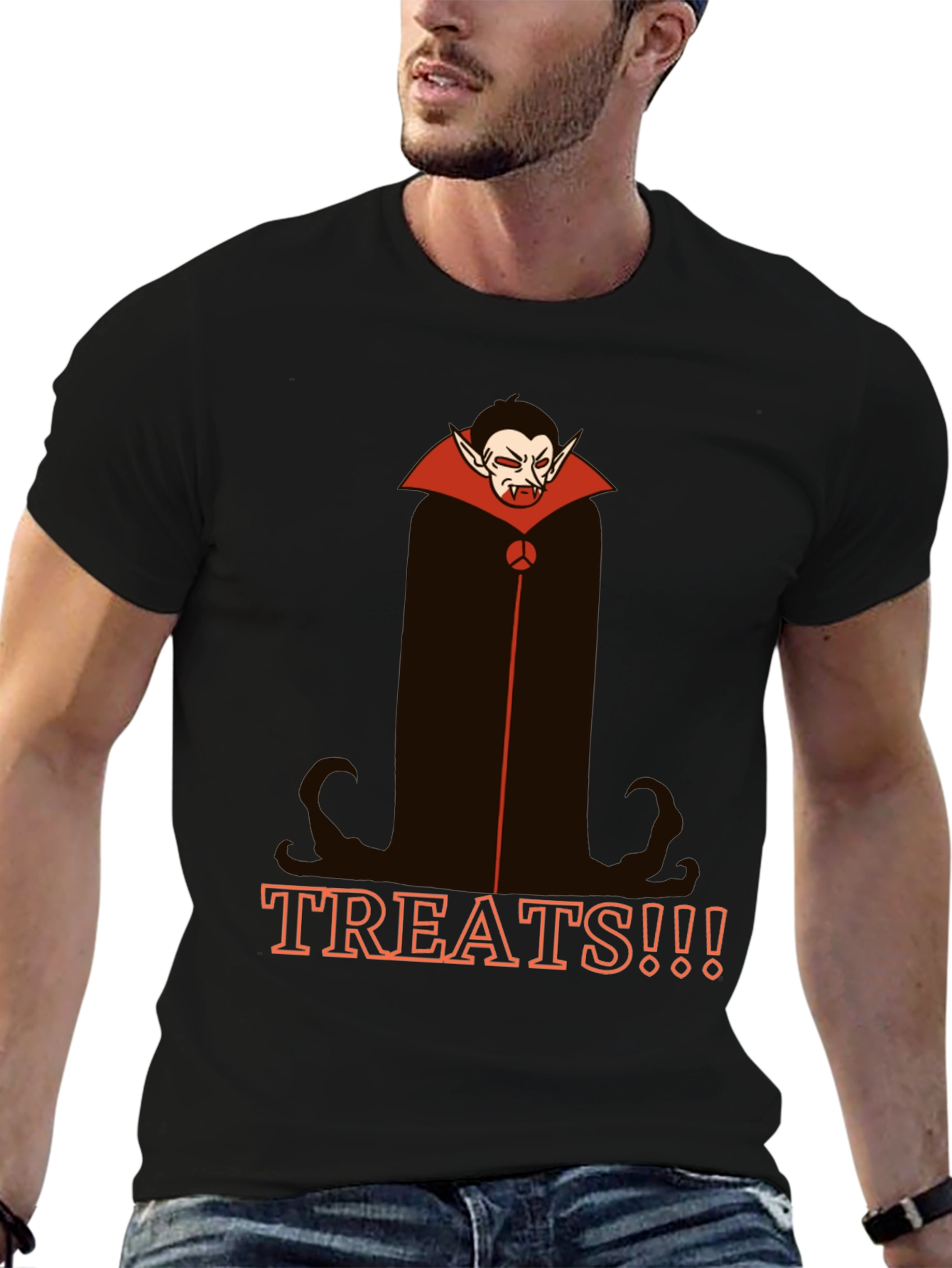 Vampire Treats Graphic Tee - Halloween Shirt