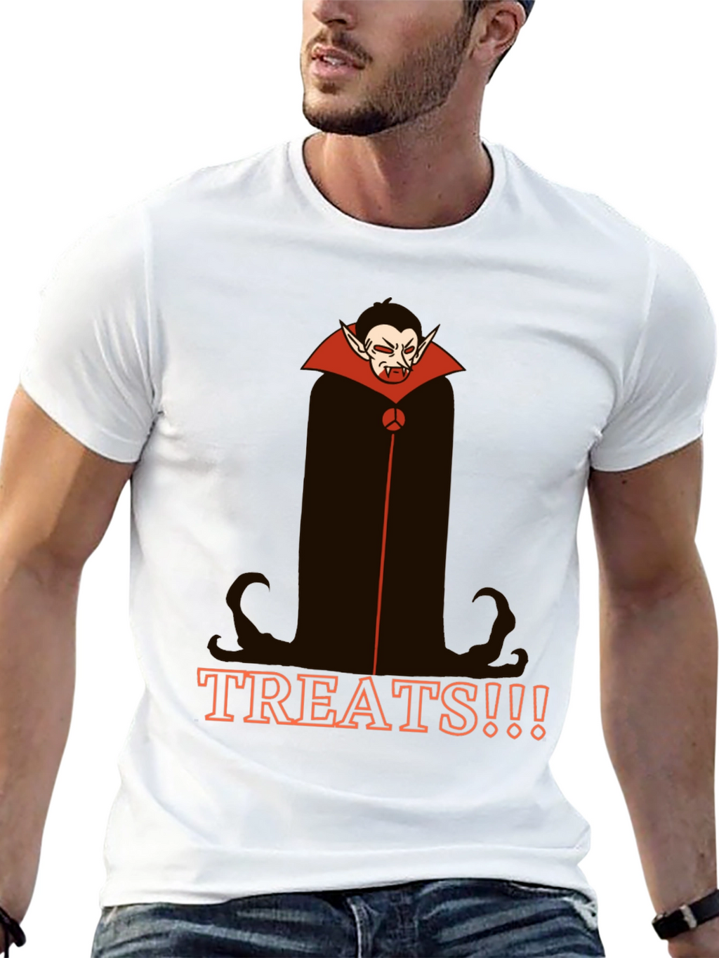 Vampire Treats Graphic Tee - Halloween Shirt