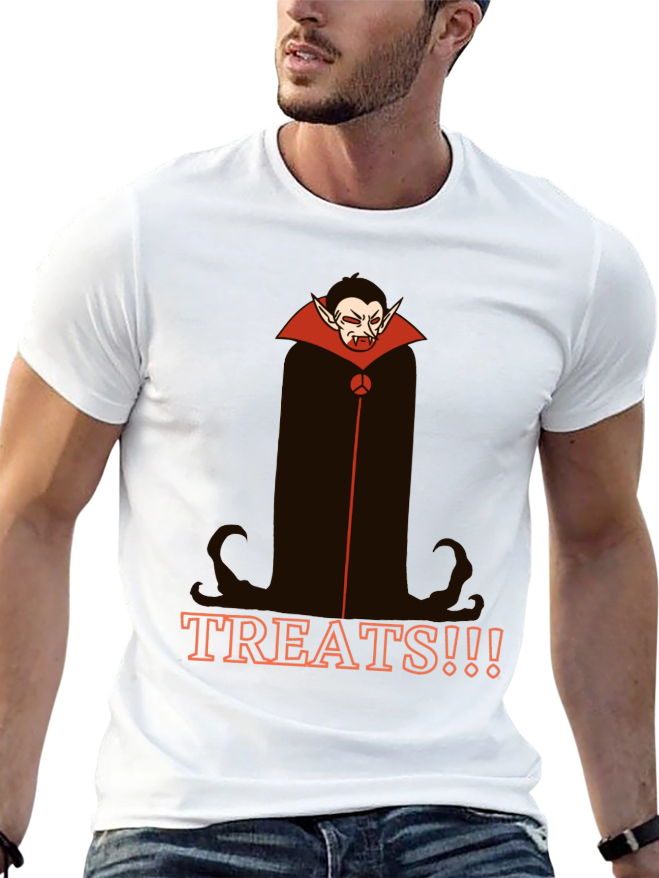 Vampire Treats Graphic Tee - Halloween Shirt