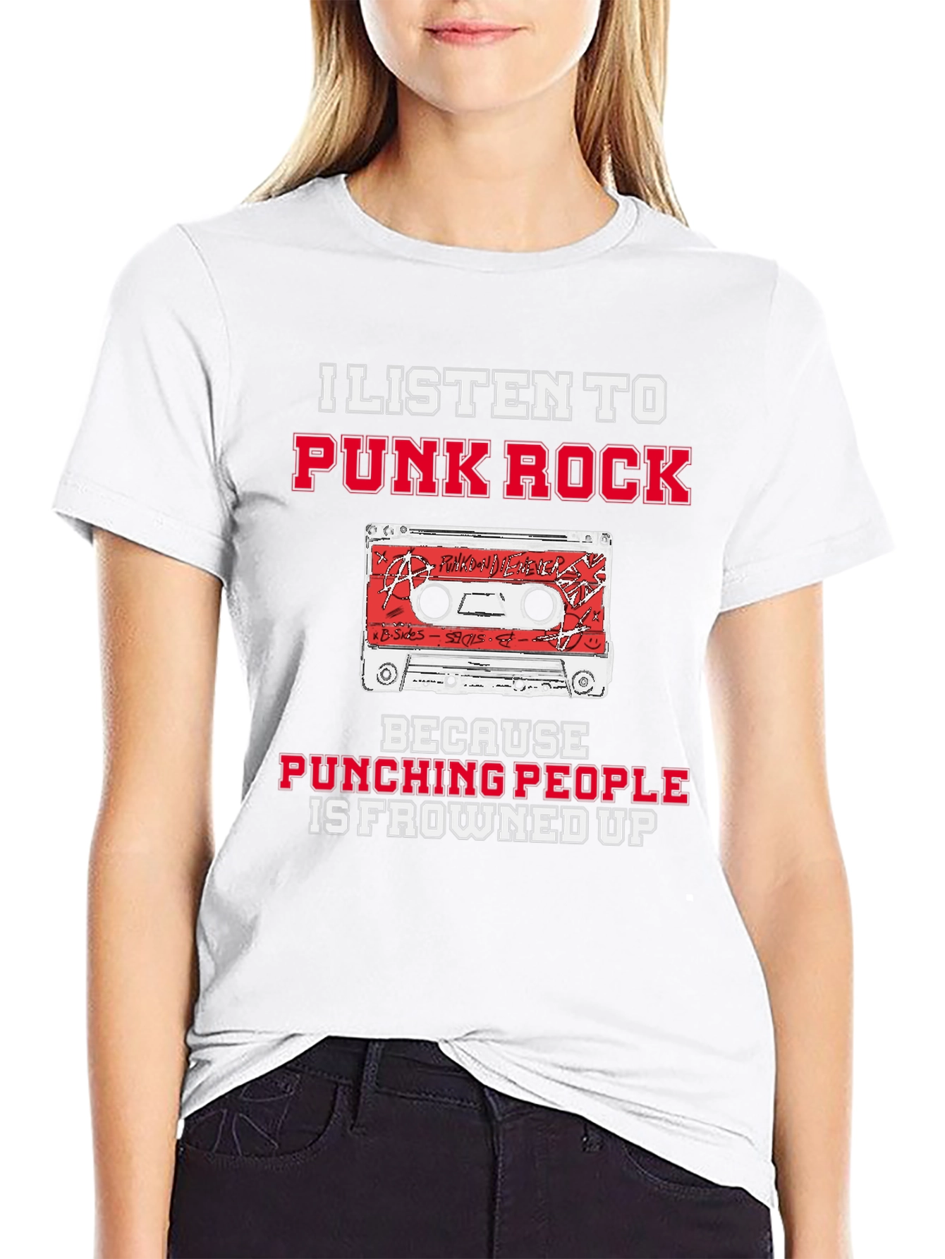 Punk Rock Cassette Graphic Tee