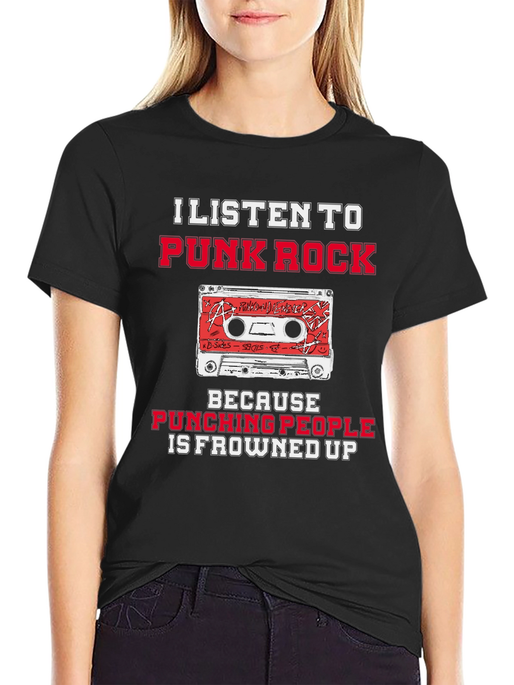 Punk Rock Cassette Graphic Tee