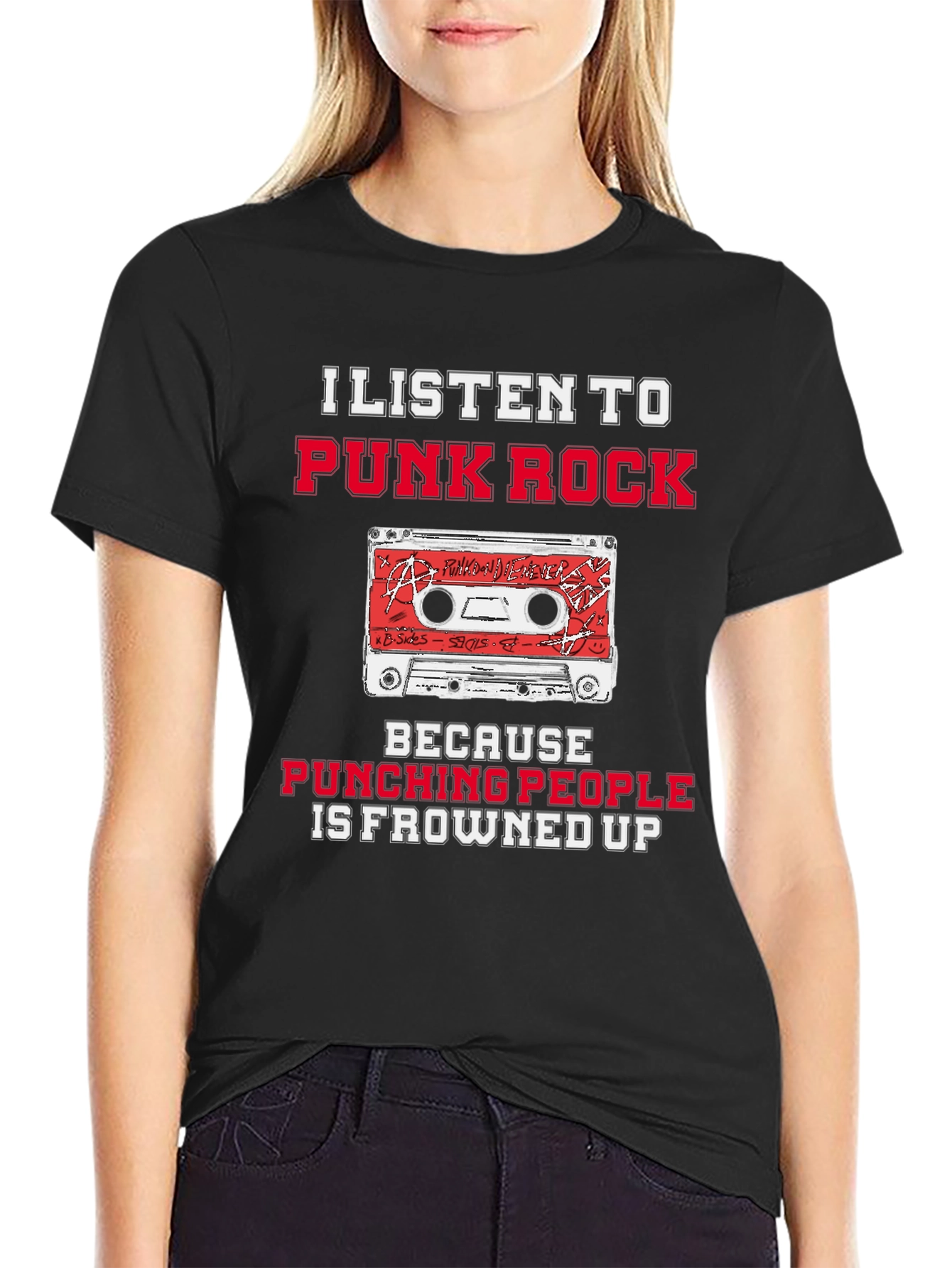 Punk Rock Cassette Graphic Tee