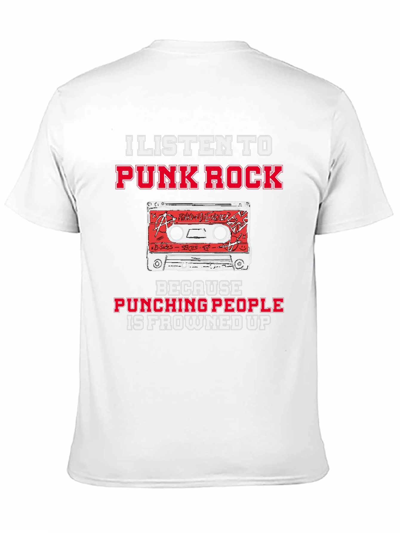 Punk Rock Cassette Graphic Tee