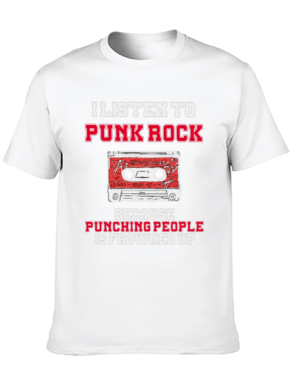 Punk Rock Cassette Graphic Tee