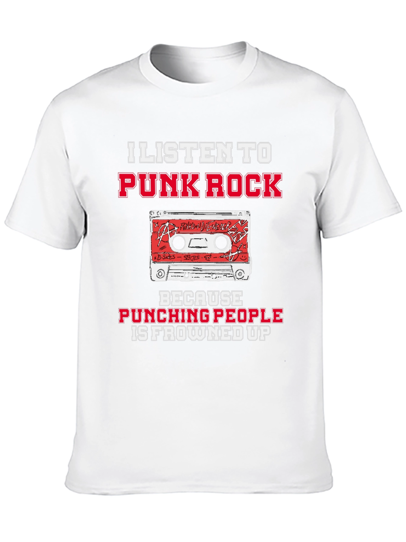 Punk Rock Cassette Graphic Tee