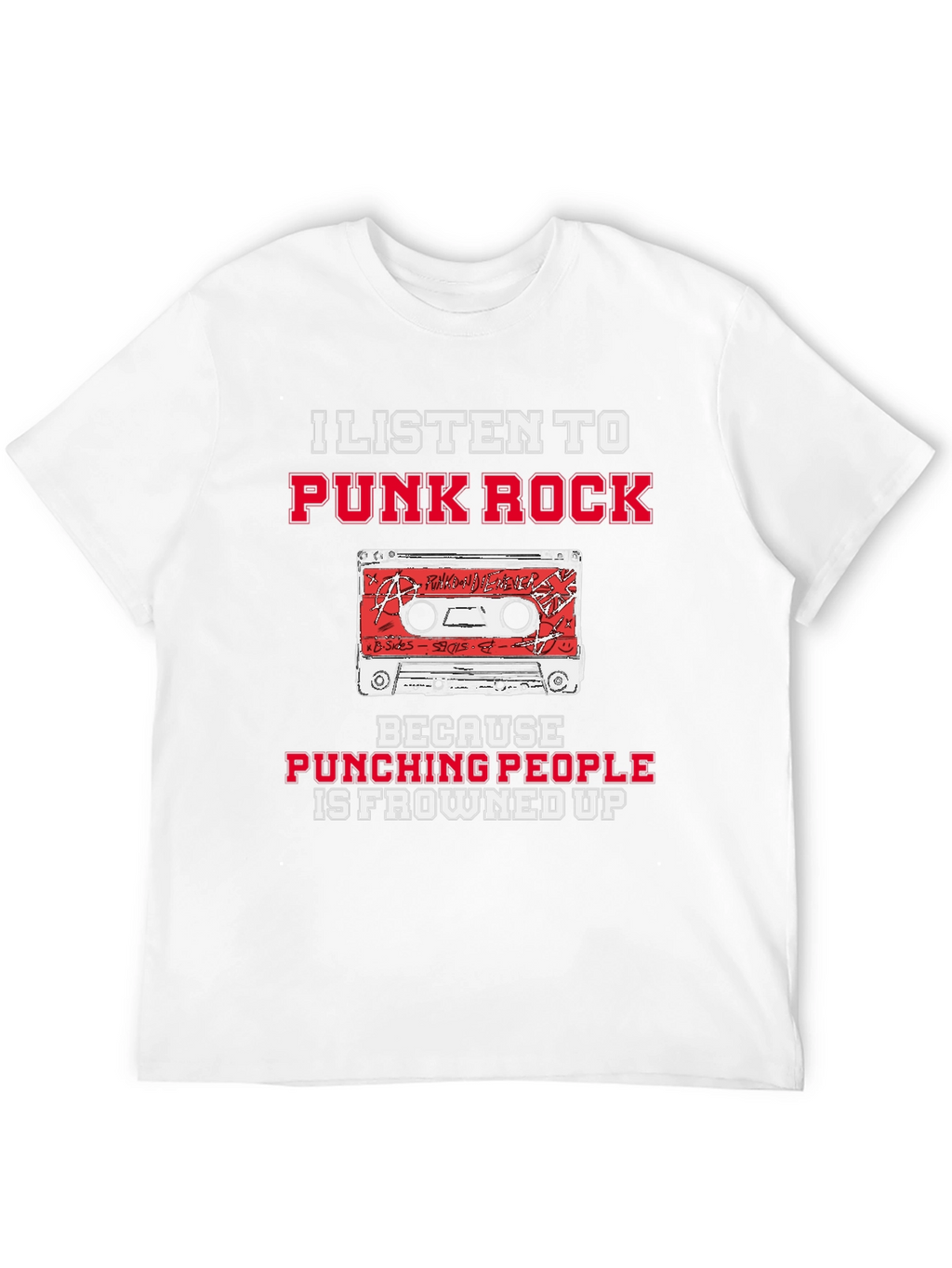 Punk Rock Cassette Graphic Tee