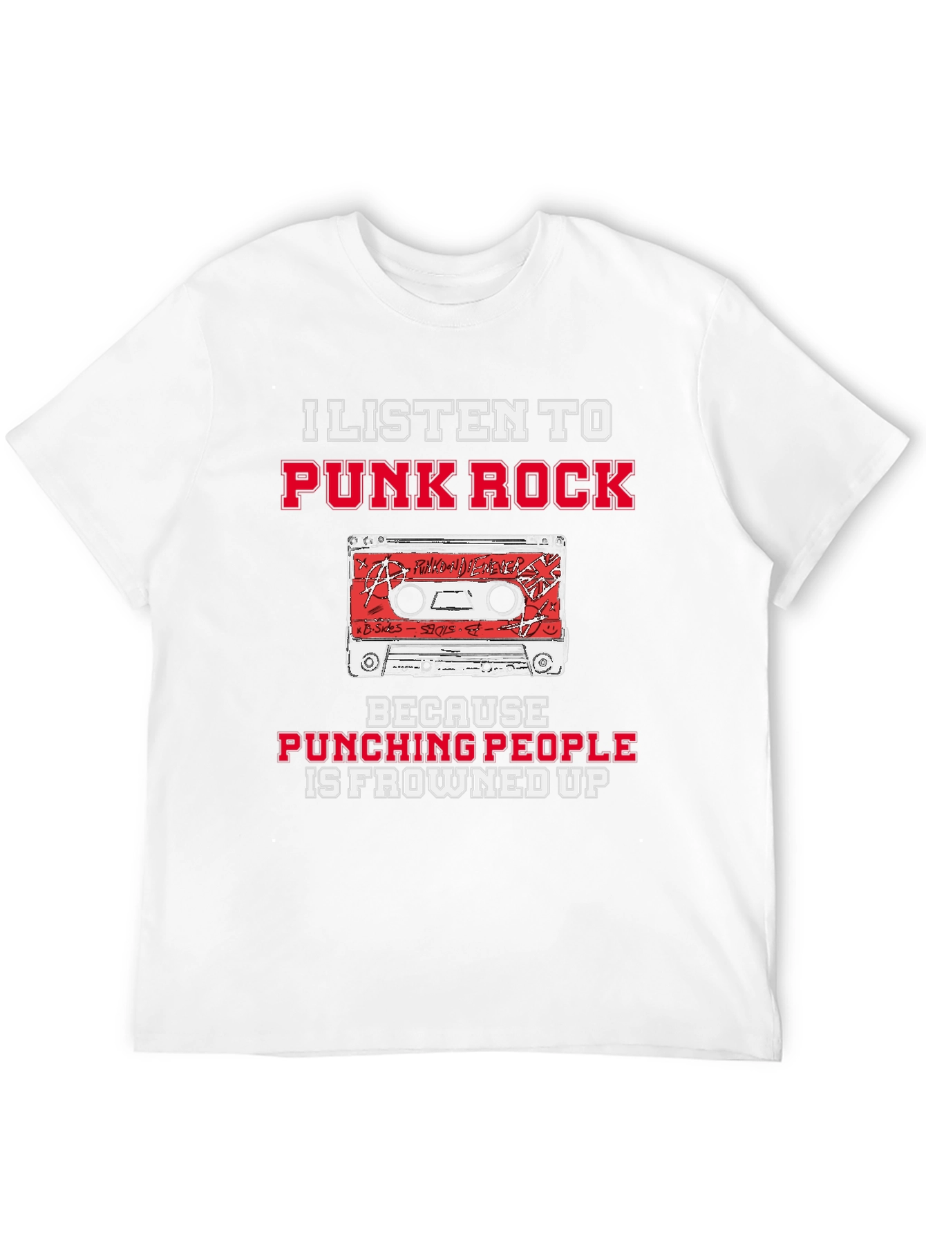 Punk Rock Cassette Graphic Tee