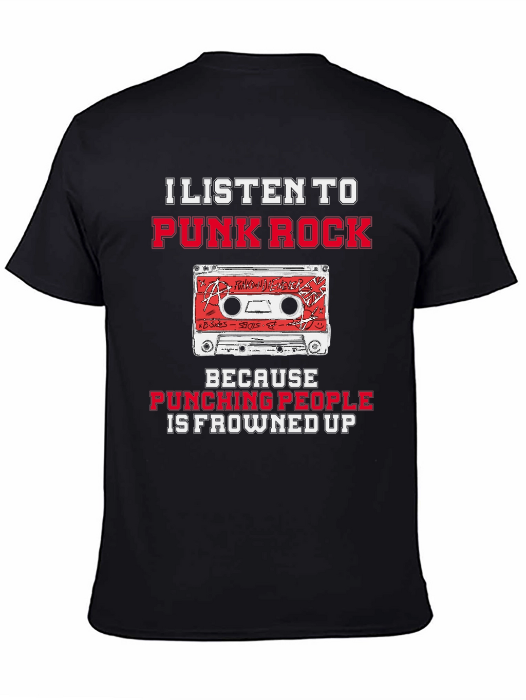 Punk Rock Cassette Graphic Tee