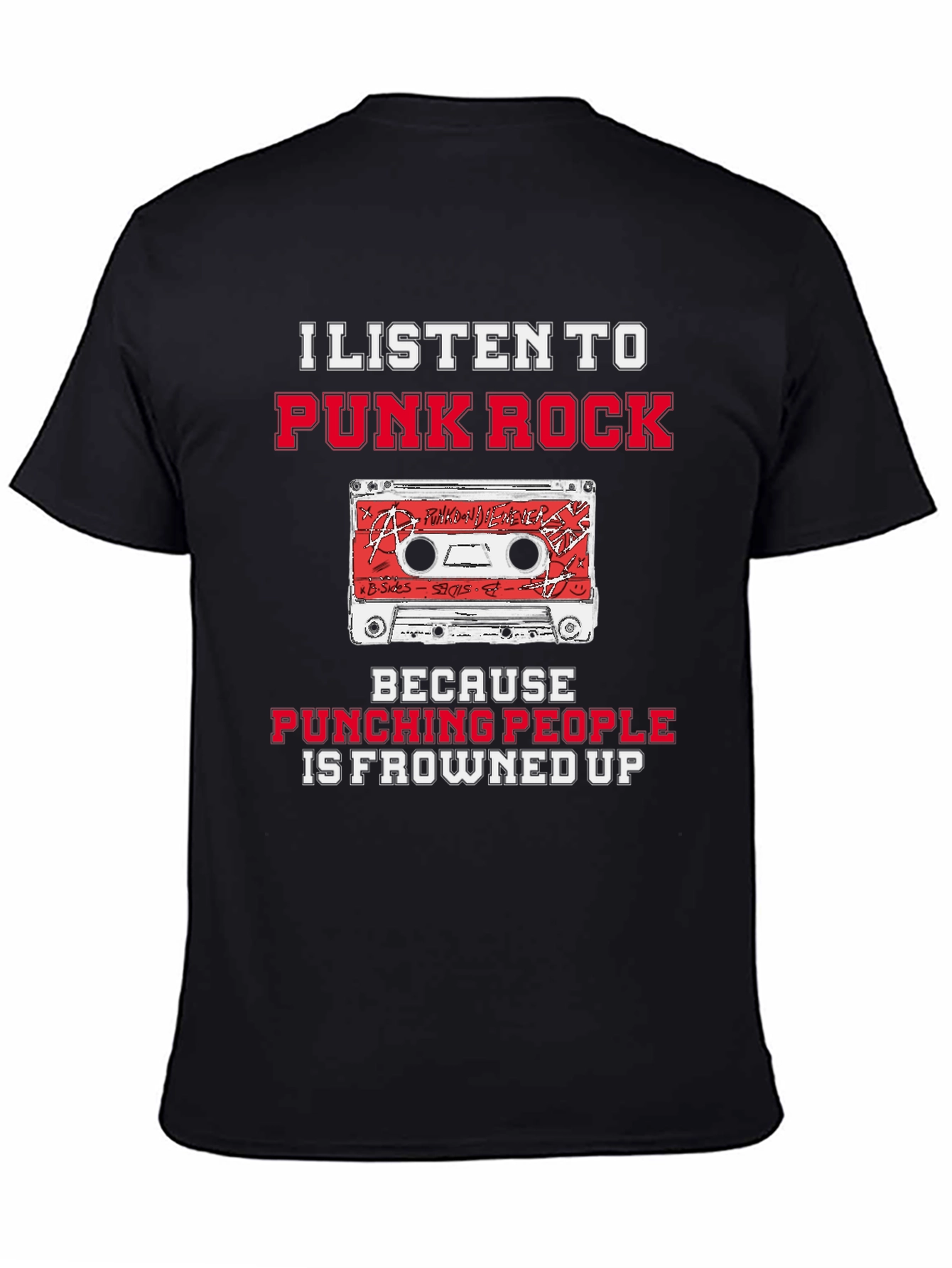 Punk Rock Cassette Graphic Tee