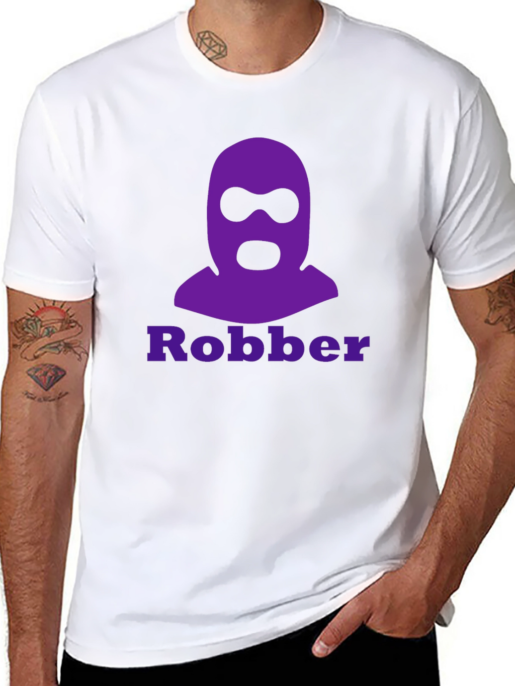 Robber Graphic Tee - Funny T-Shirt